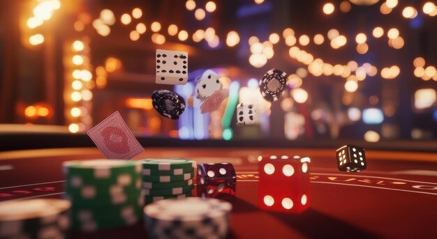 Live Casino Hold'em dealer at meriam4d studio